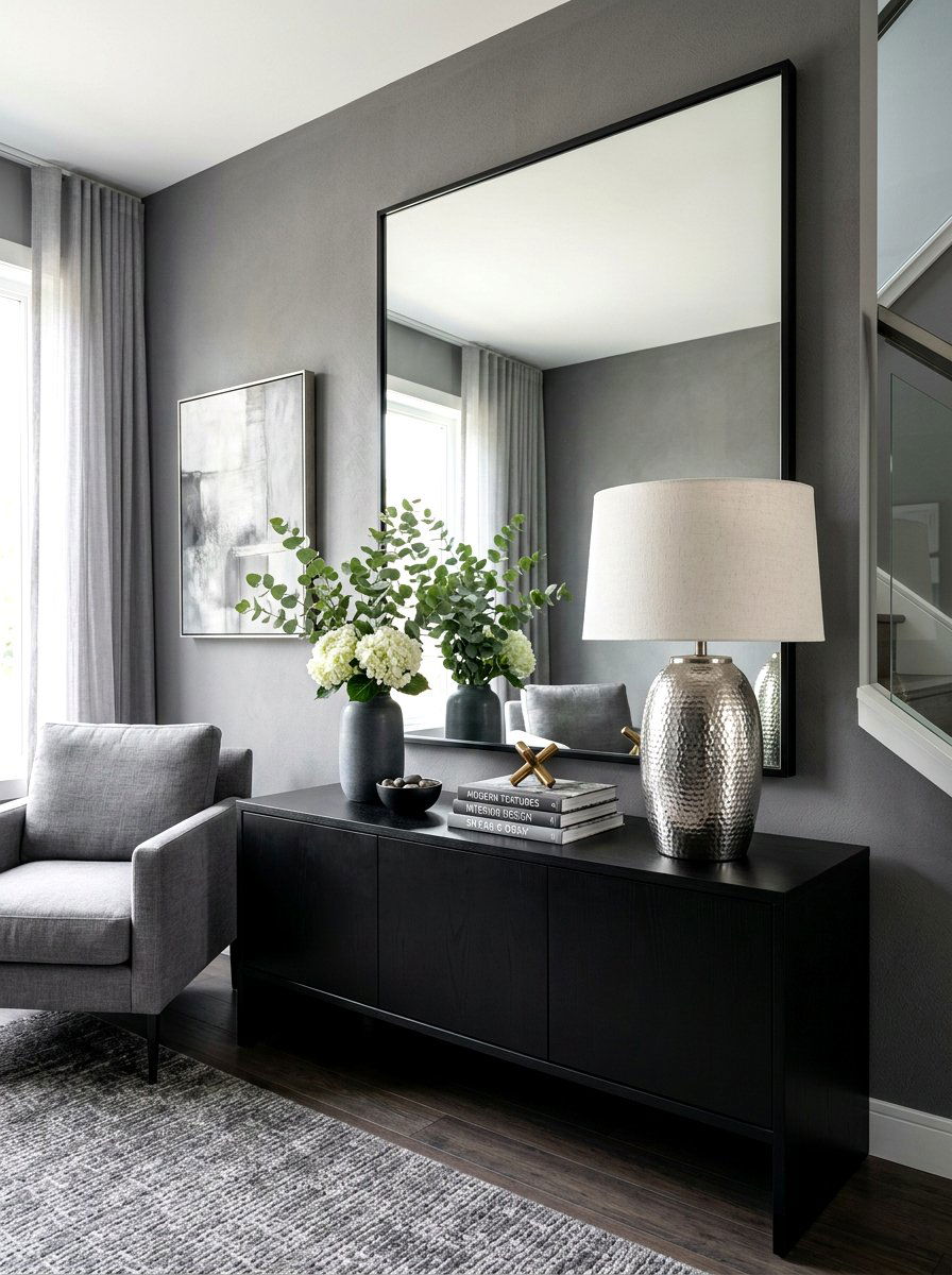 Textured Base Lamp - 30 buffet lamp styling ideas