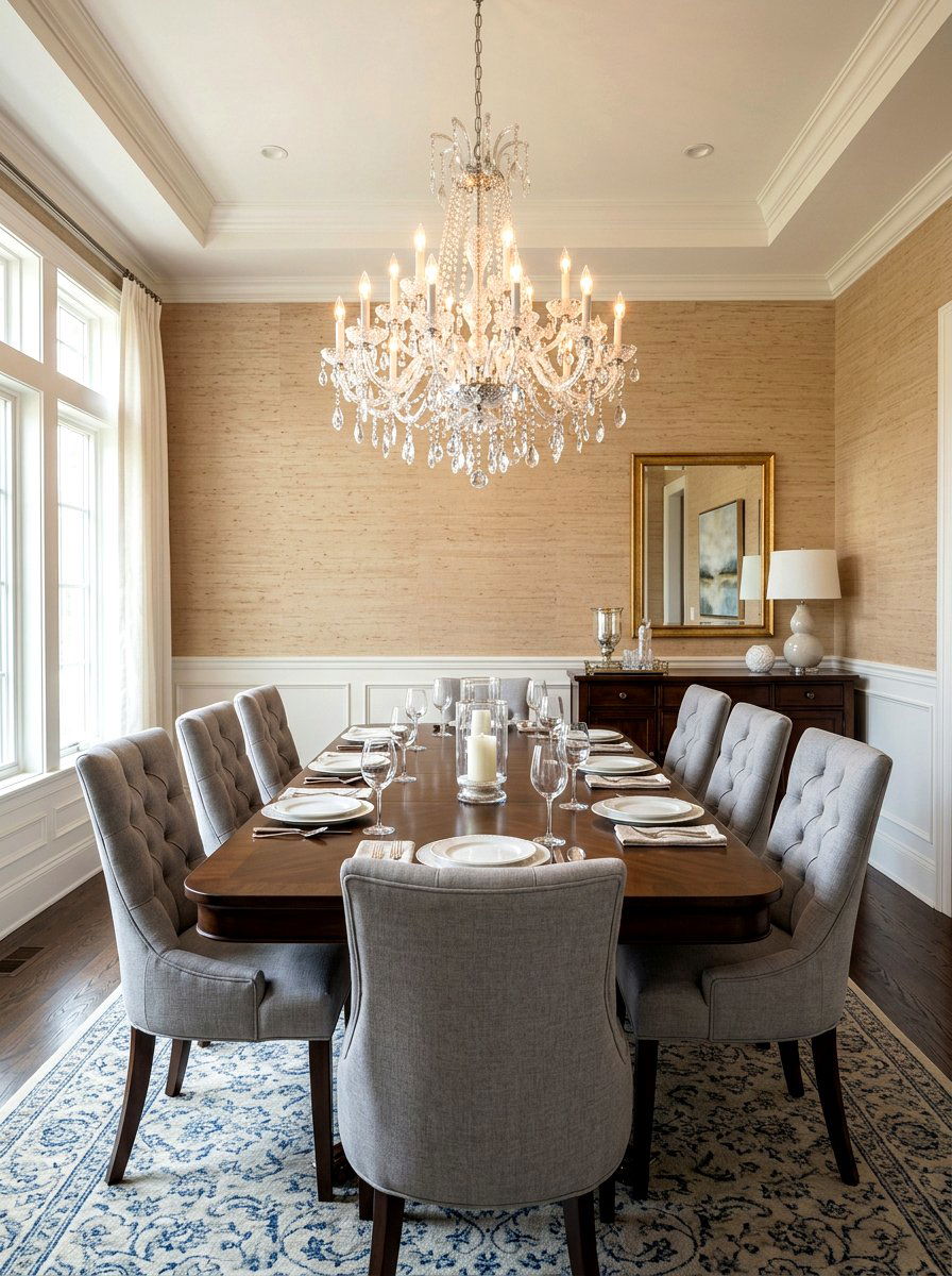 Textured Grasscloth Wallpaper - 30 peel and stick wallpaper ideas