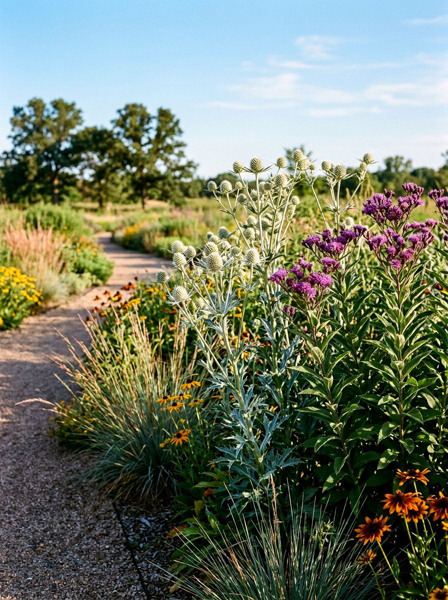 Textured Prairie Garden - 30 prairie style garden ideas
