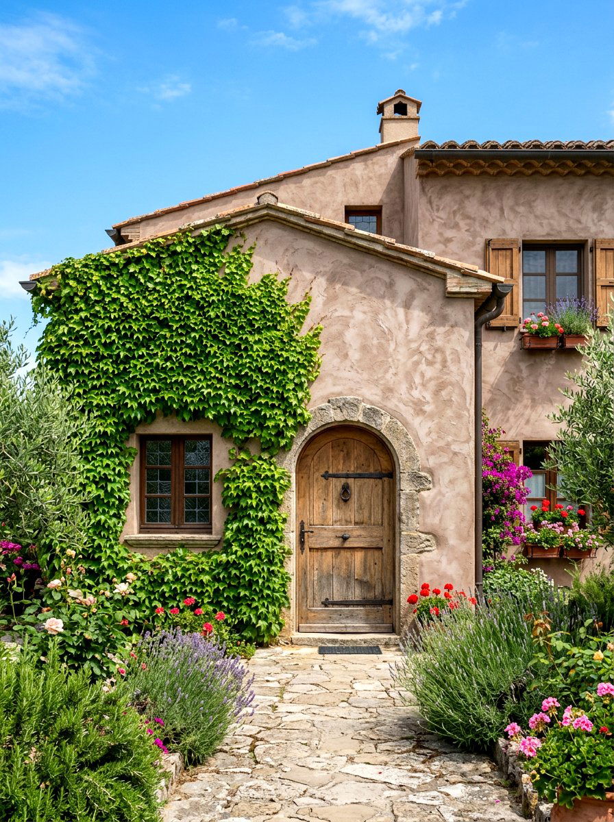Textured Taupe Plaster Walls - 30 taupe exterior ideas
