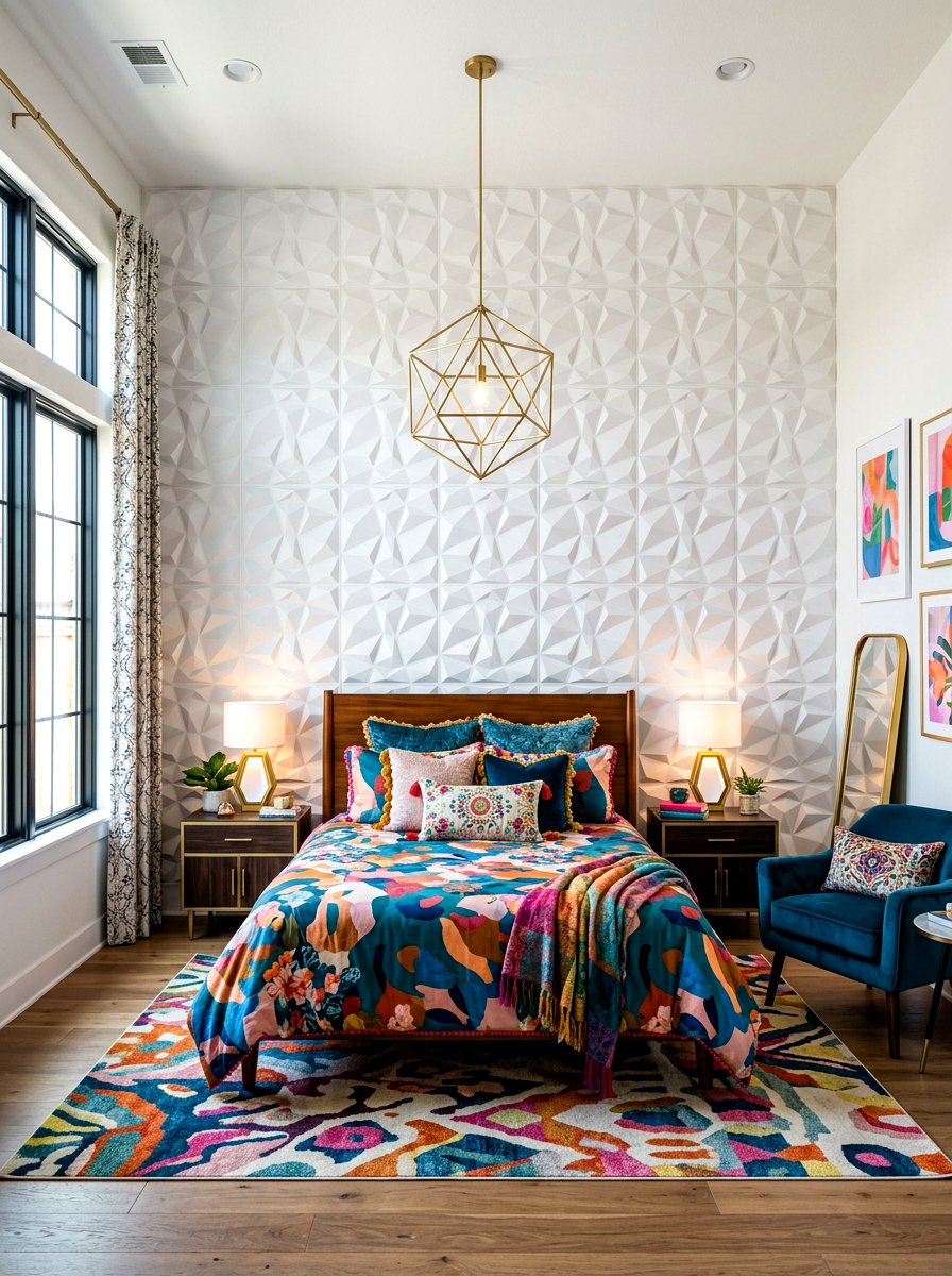 Textured Wall Panels - 30 maximalist decor ideas