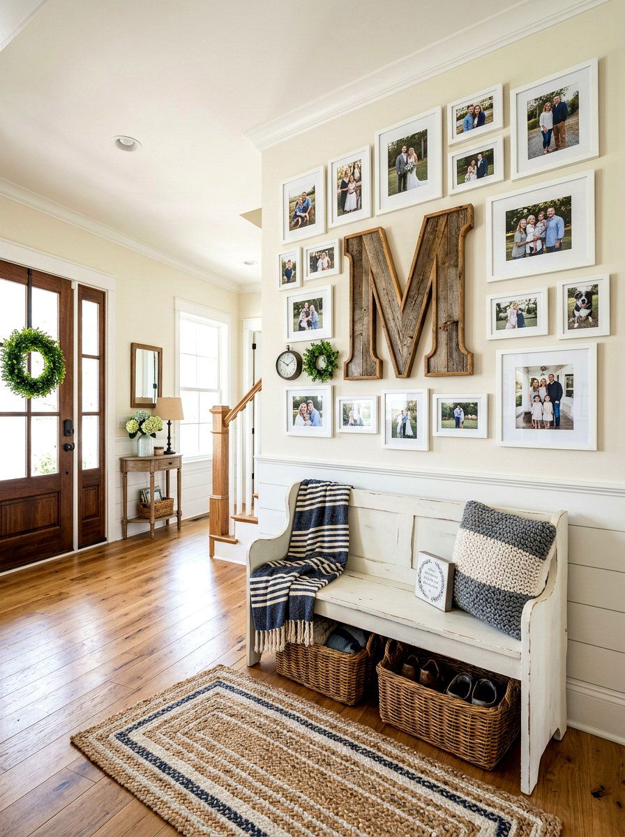 Textured basket wall decor - 30 salon wall ideas