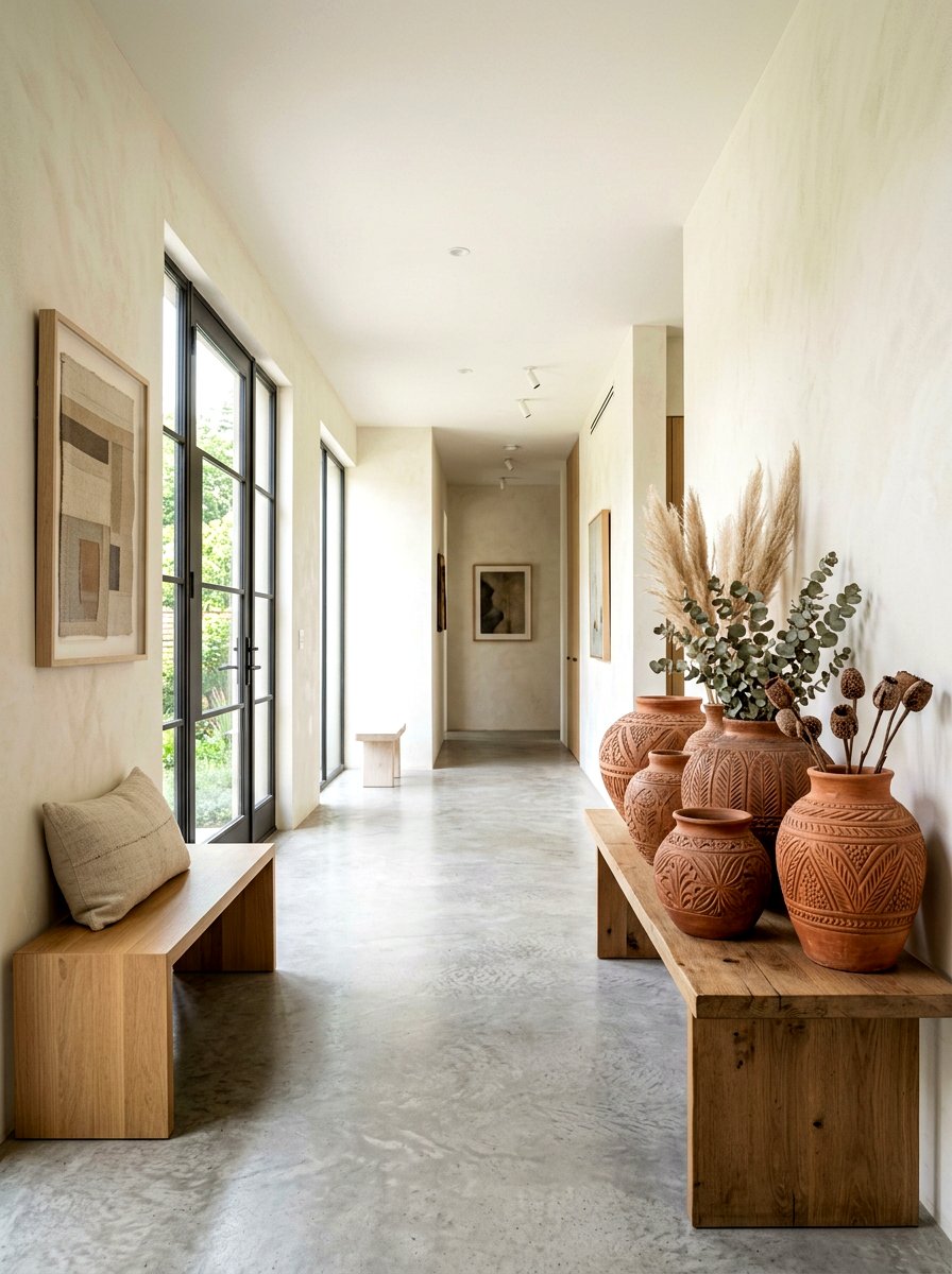 Textured clay terracotta pots - 30 terracotta pot ideas
