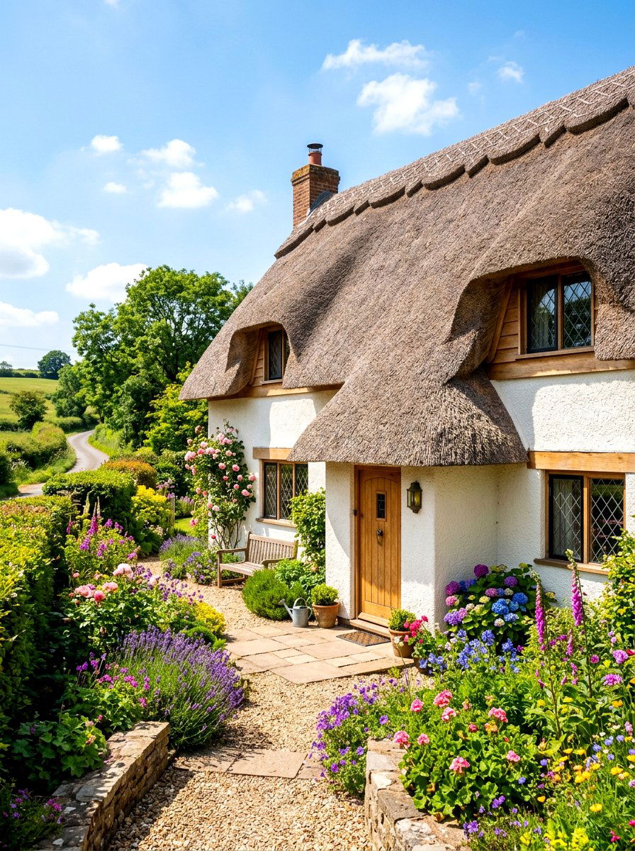 Thatched Roof House - 30 storybook cottage exterior ideas