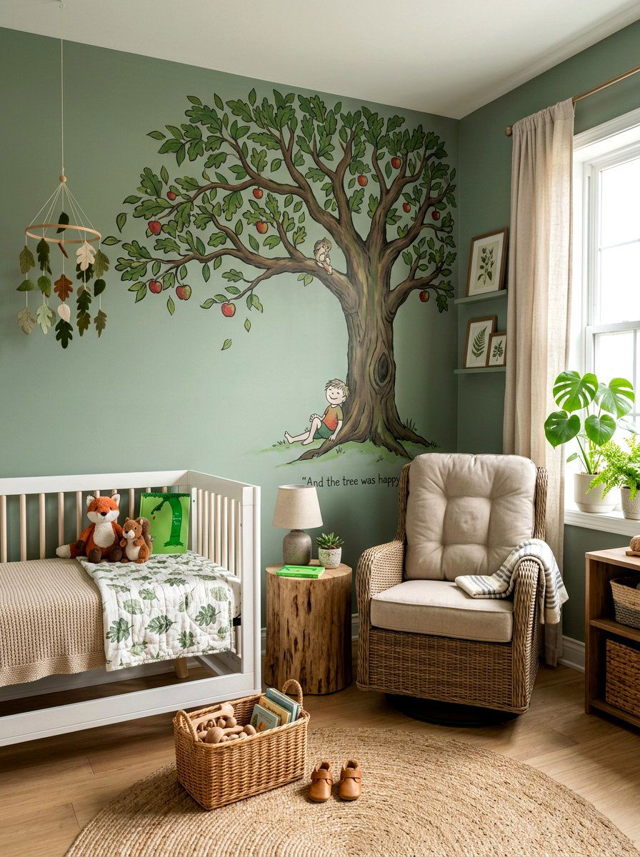 The Giving Tree Nature Nursery - 30 storybook nursery ideas
