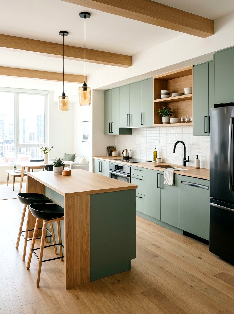 Thin Black Long Pulls Kitchen - 30 long pull cabinet ideas