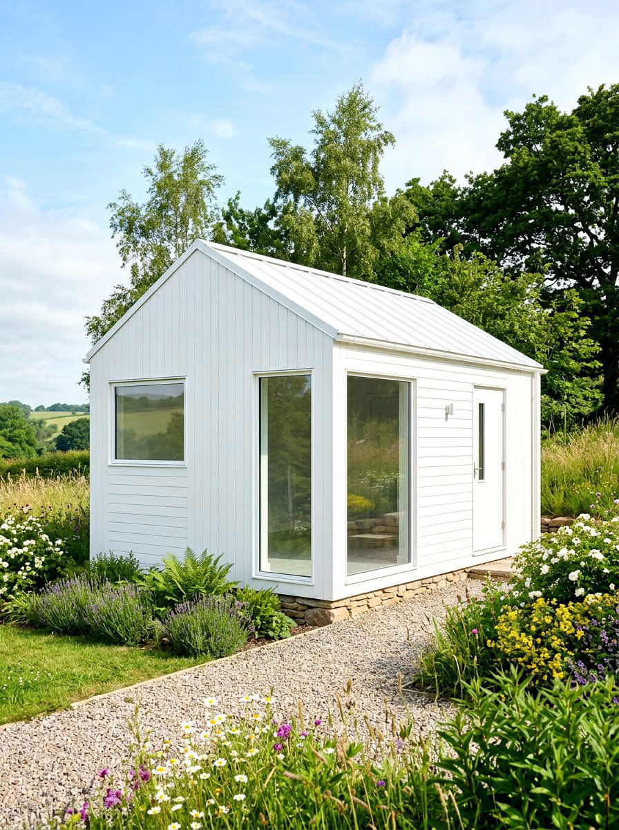 Thin Minimalist Window Trim - 30 shed window trim ideas
