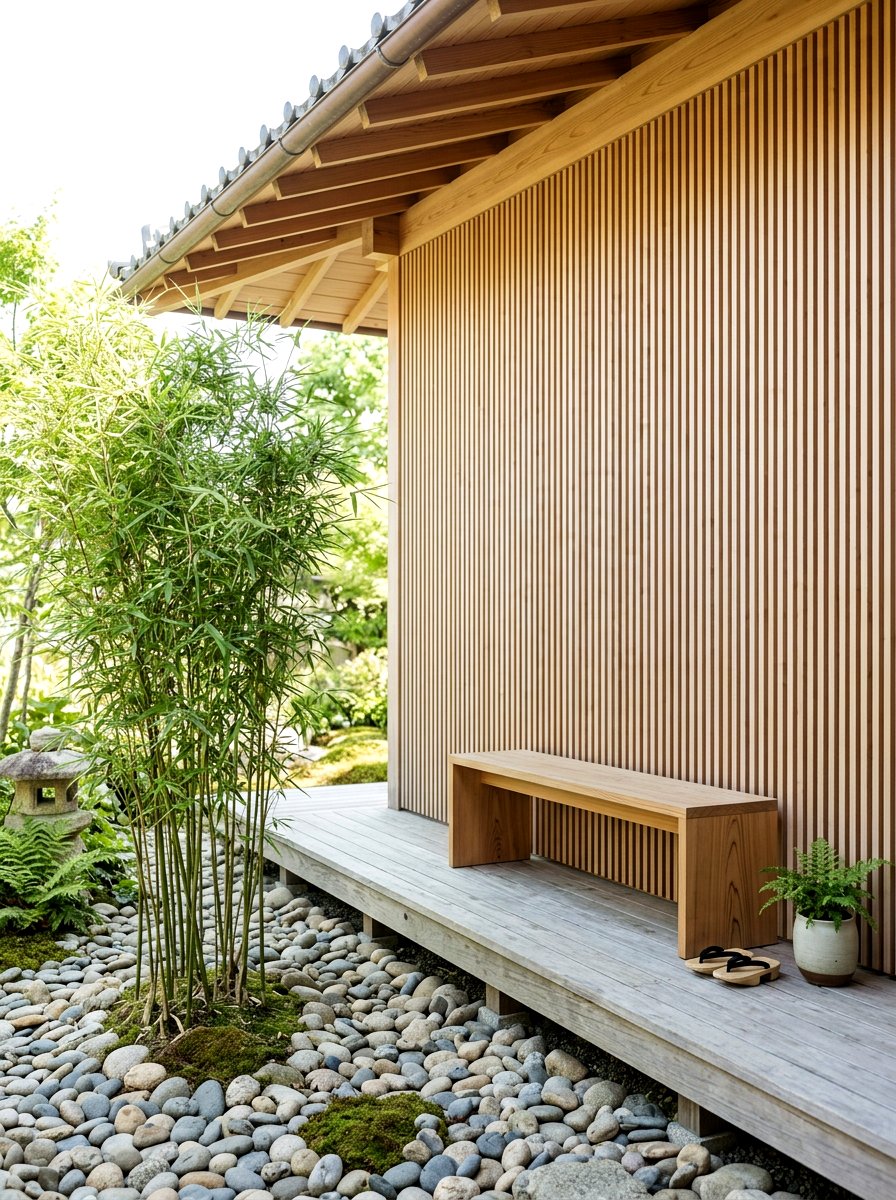 Thin pencil slat wall - 30 porch slat wall ideas