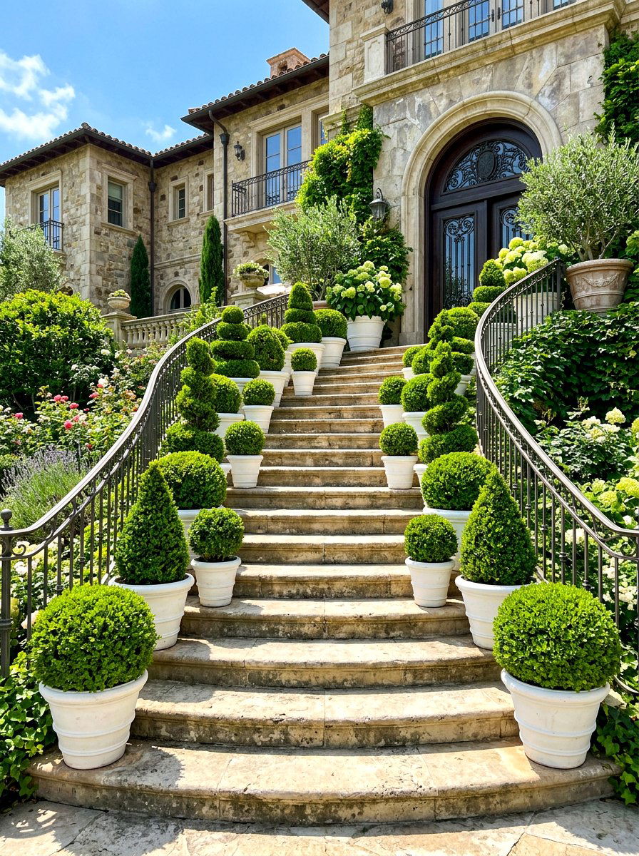 30 Topiary Front Porch Ideas Aesthetic for a Welcoming Entry