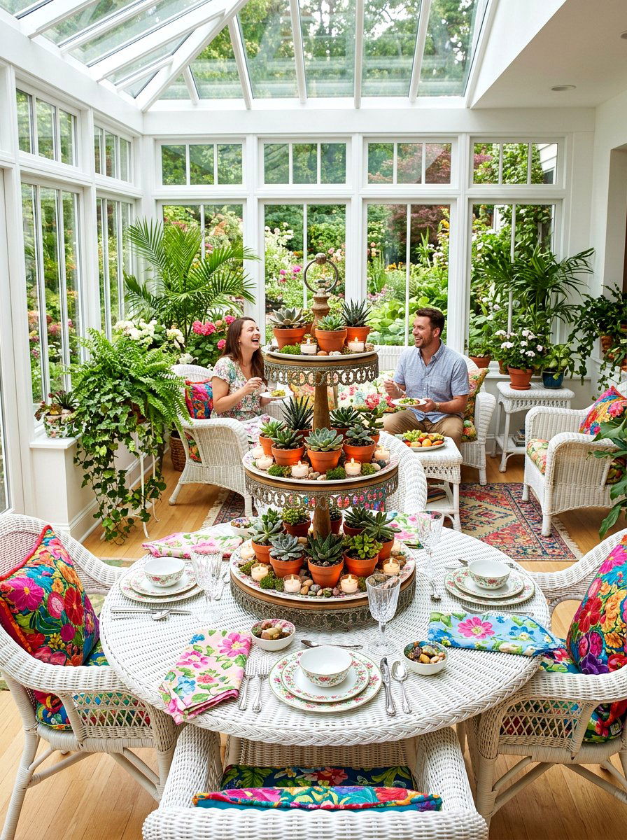 Tiered Cake Stand - 30 dining room centerpiece ideas