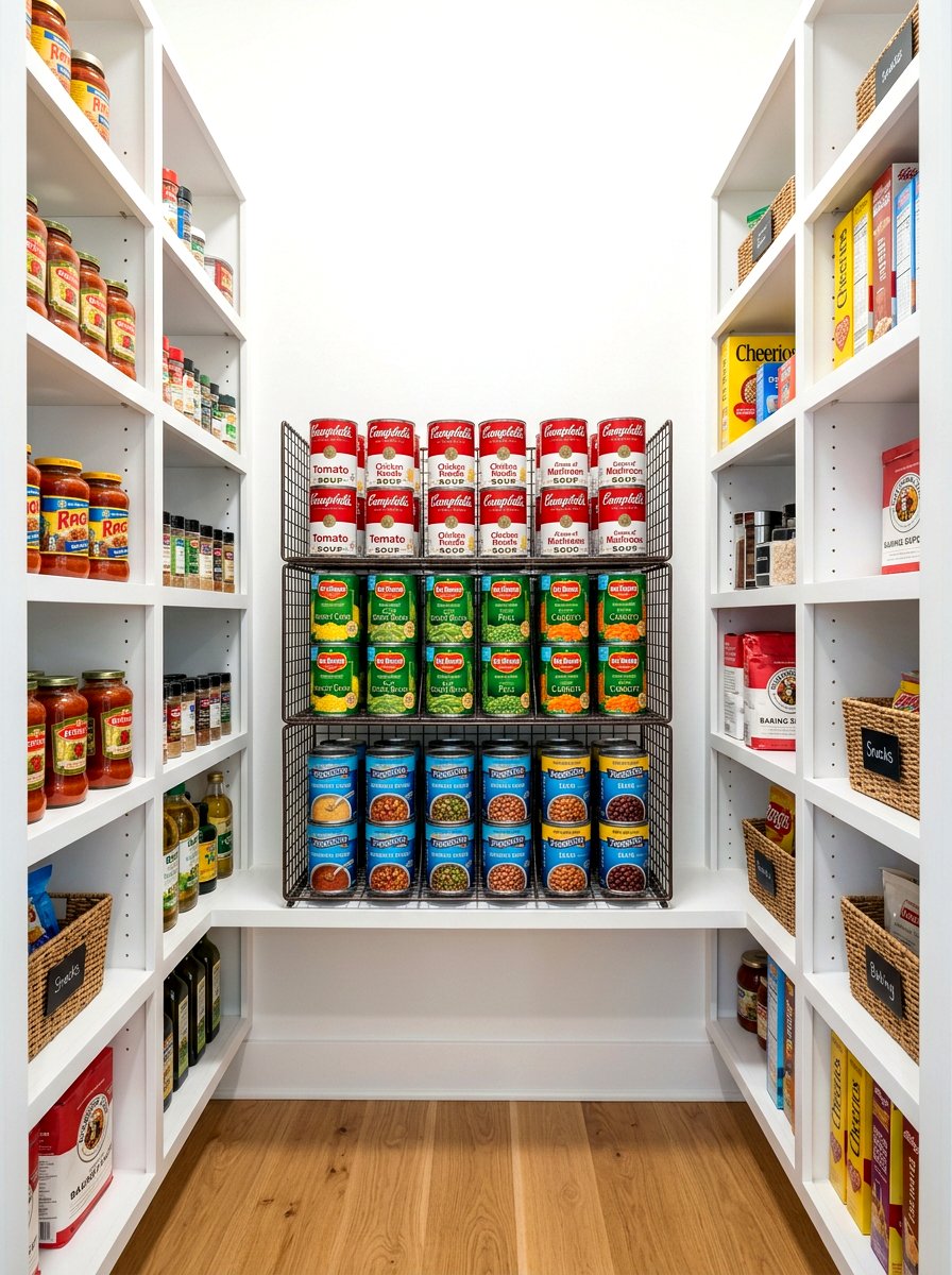 Tiered Can Organizer - 30 pantry reset ideas