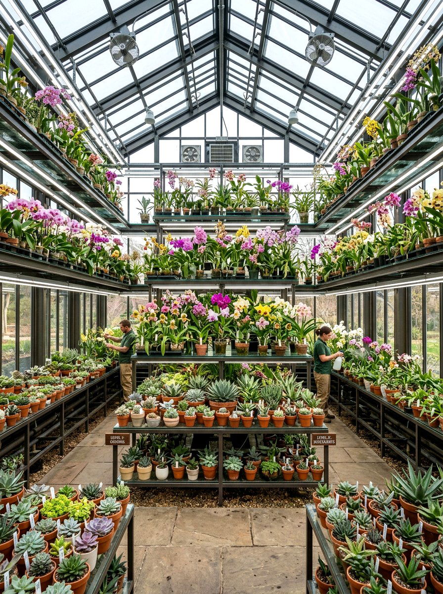 Tiered Greenhouse - 30 modern greenhouse ideas