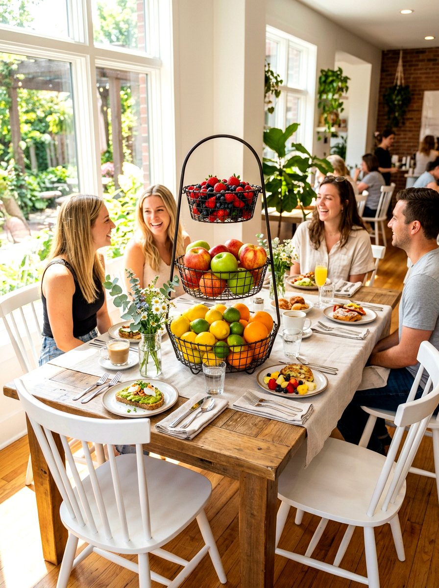 Tiered Market Stand Centerpiece - 30 fruit market tablescape ideas