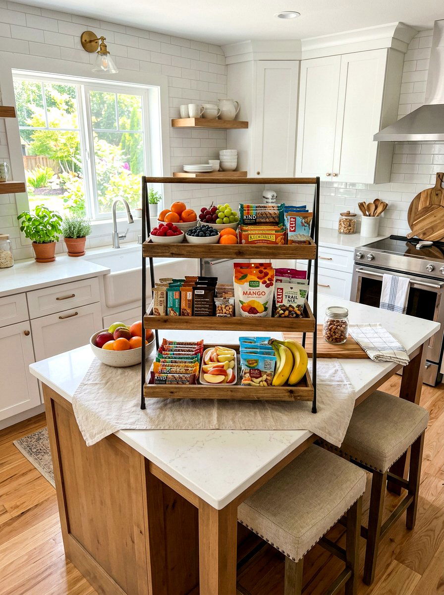 Tiered Snack Tray - 30 snack station ideas