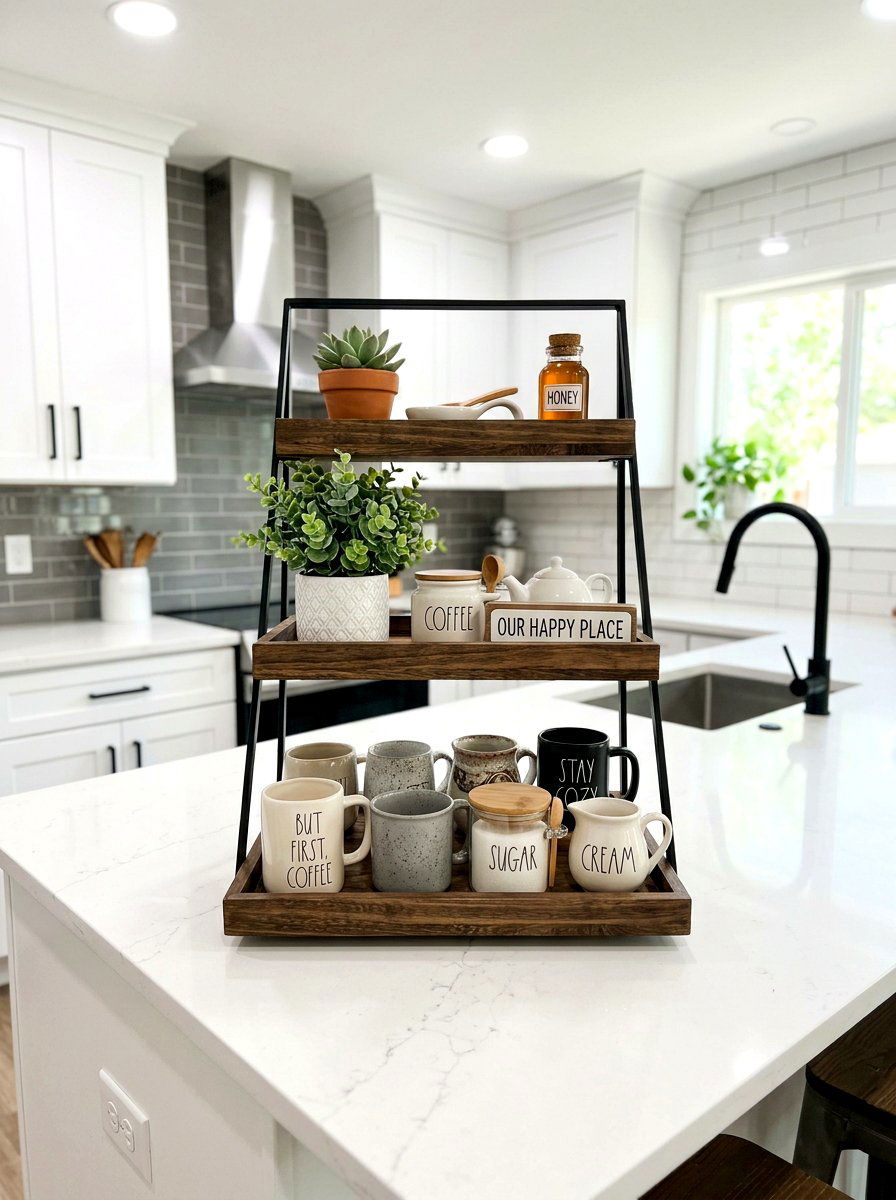 Tiered Tray Kitchen - 30 decorative object styling ideas