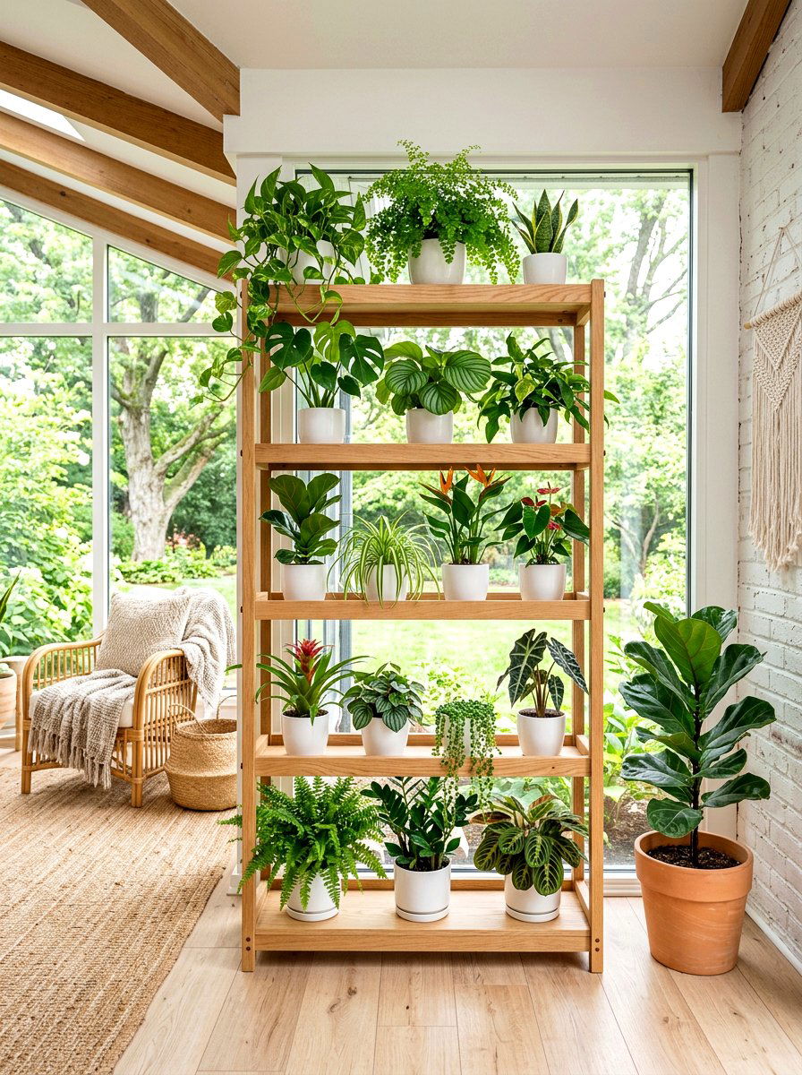 Tiered Vertical Garden Stand - 30 small vertical garden ideas