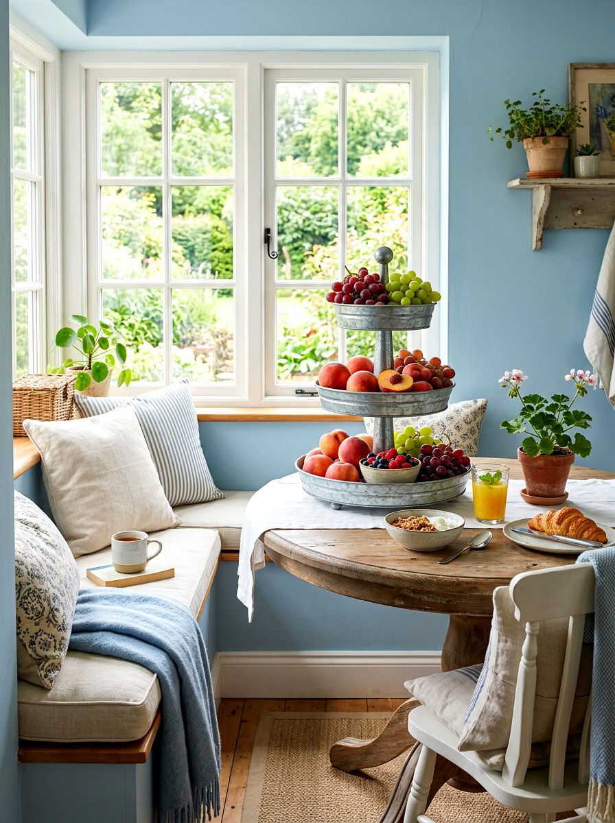 Tiered fruit stand arrangement - 30 fruit centerpiece ideas