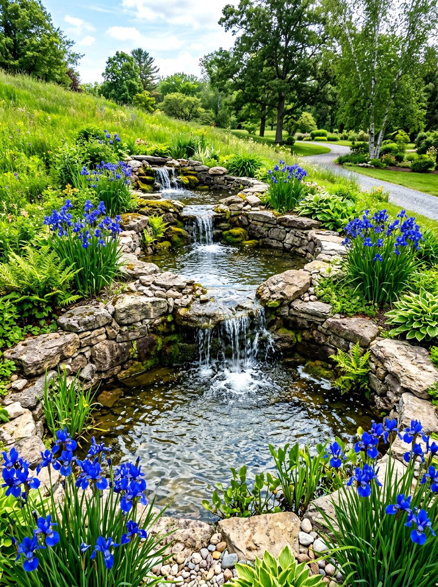 Tiered garden pond - 30 small pond ideas