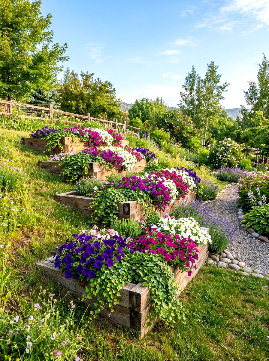 Tiered raised garden bed - 30 raised garden bed ideas