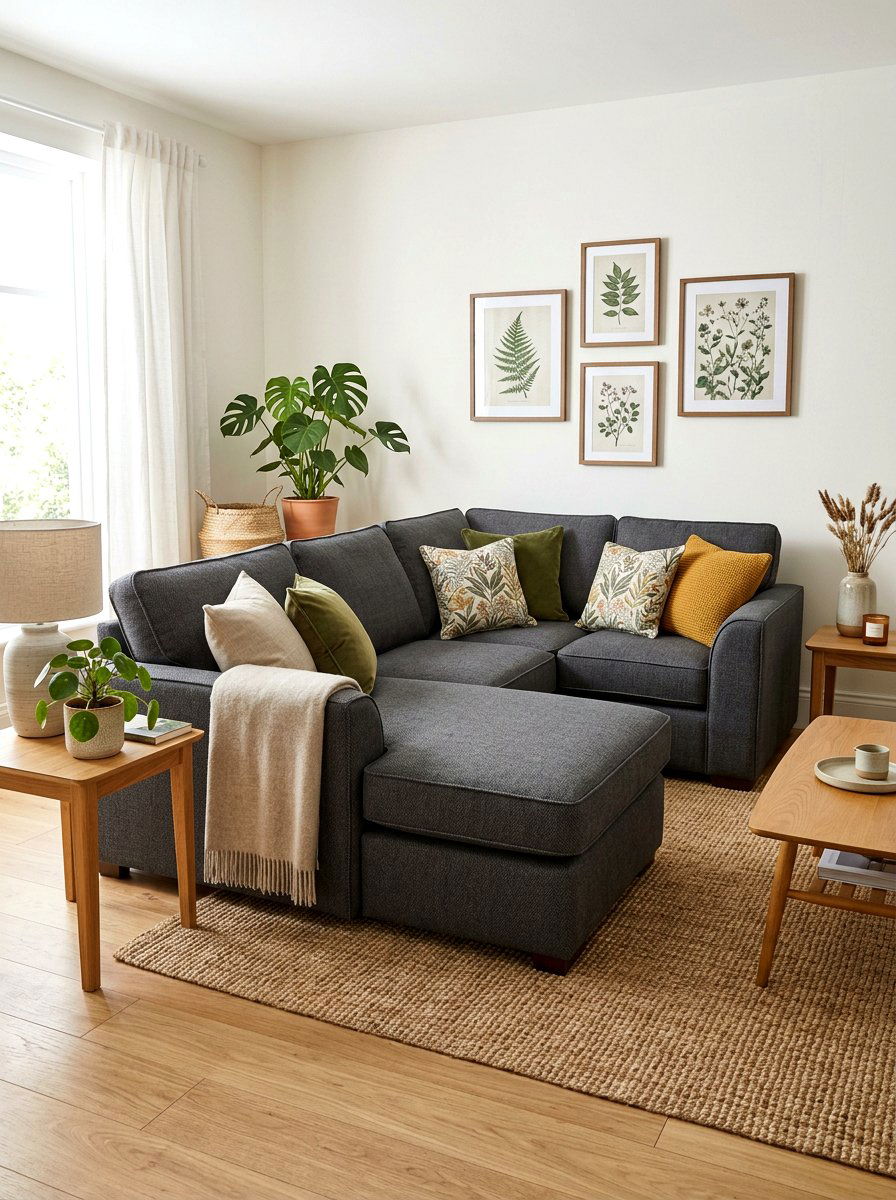 Tightly Woven Fabric Sofa - 30 pet friendly sofa styling ideas