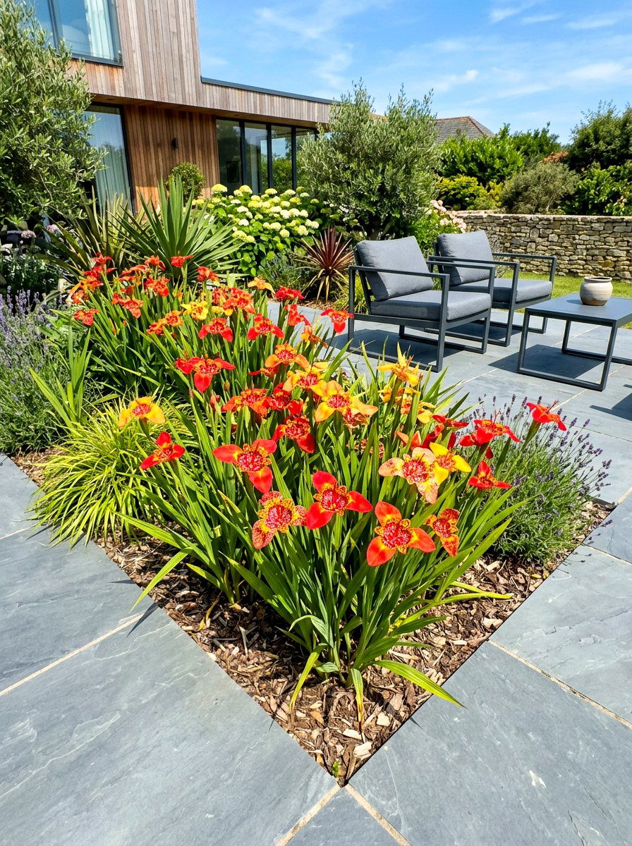 Tigridia Summer Garden - 30 bulb garden ideas