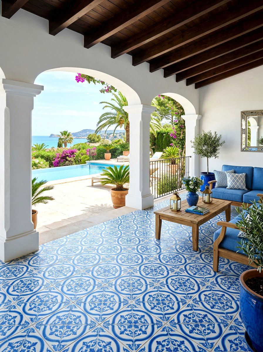 Tile Flooring - 30 loggia ideas