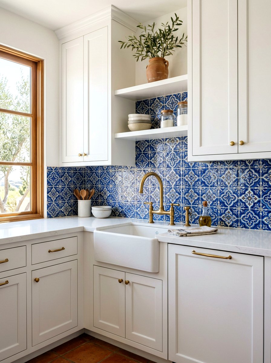 Tiled Backsplash Wall - 30 utility kitchen ideas