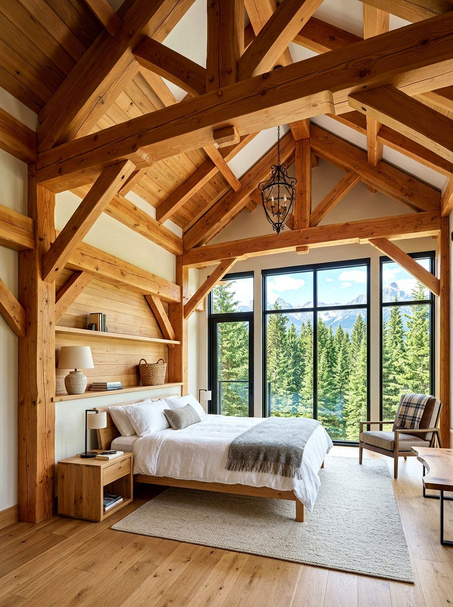 30 Mountain Modern Bedroom Ideas for Calm Luxury in the Pines