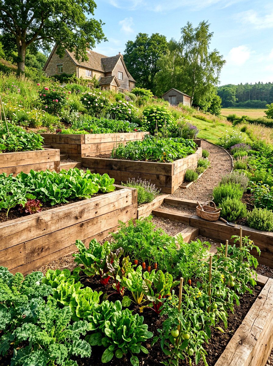 Timber Sleepers - 30 erosion control landscaping ideas