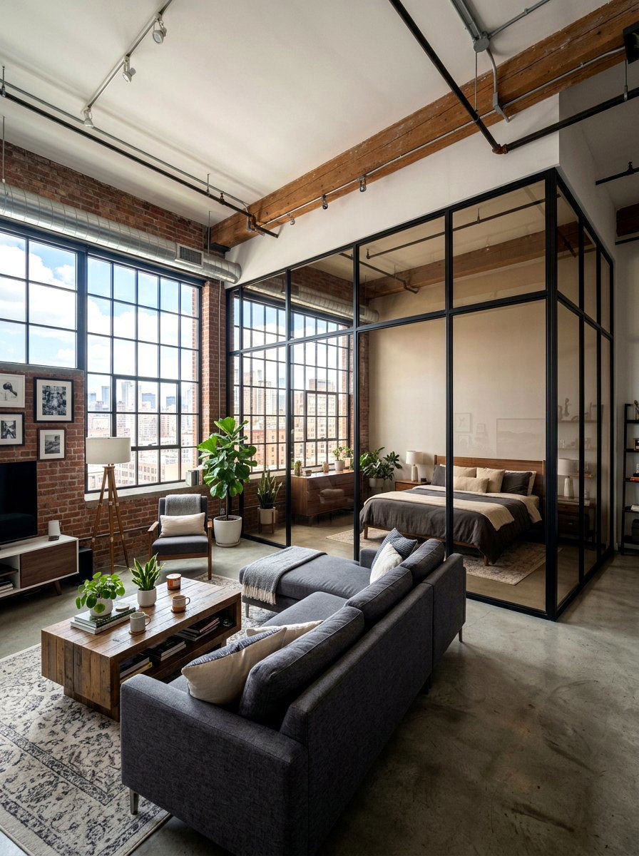 Tinted Glass Partition - 30 reflective decor ideas