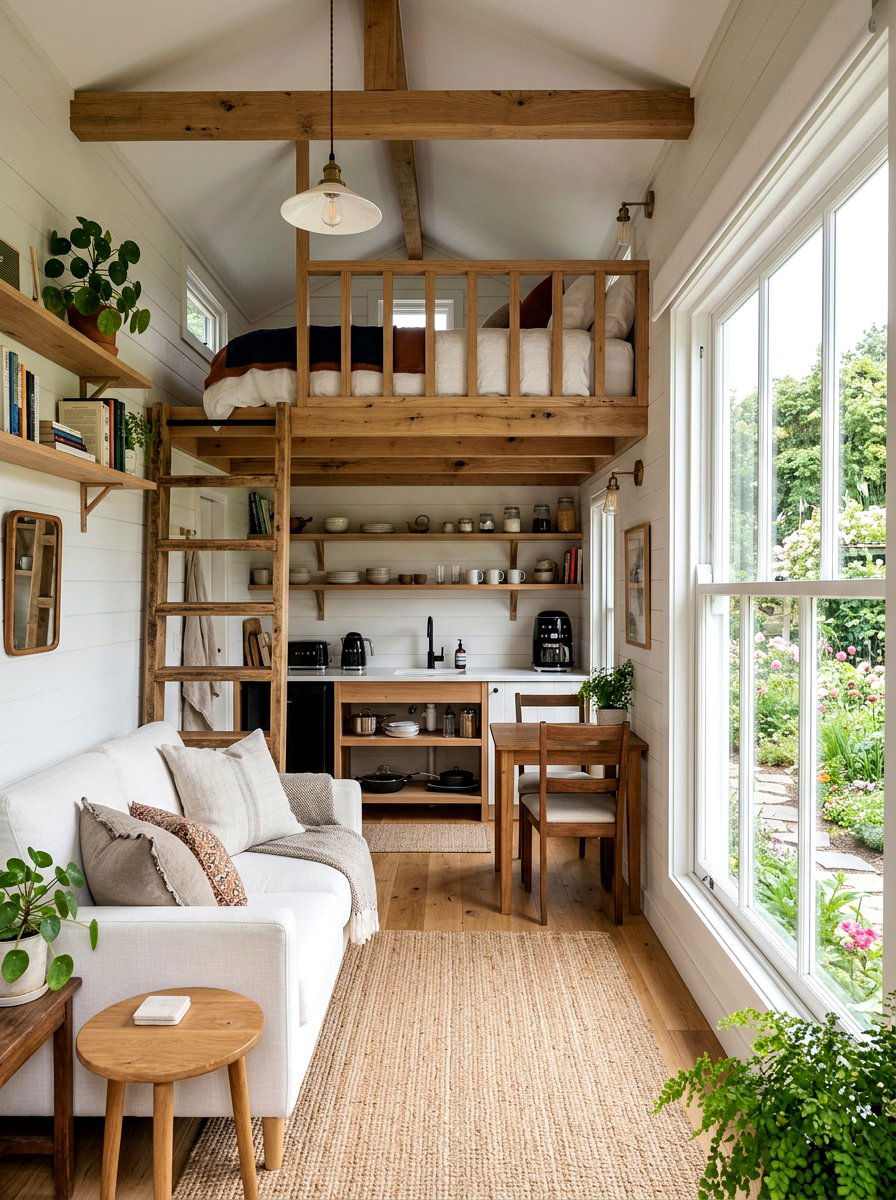Tiny Guest House Shed - 30 garden studio shed ideas