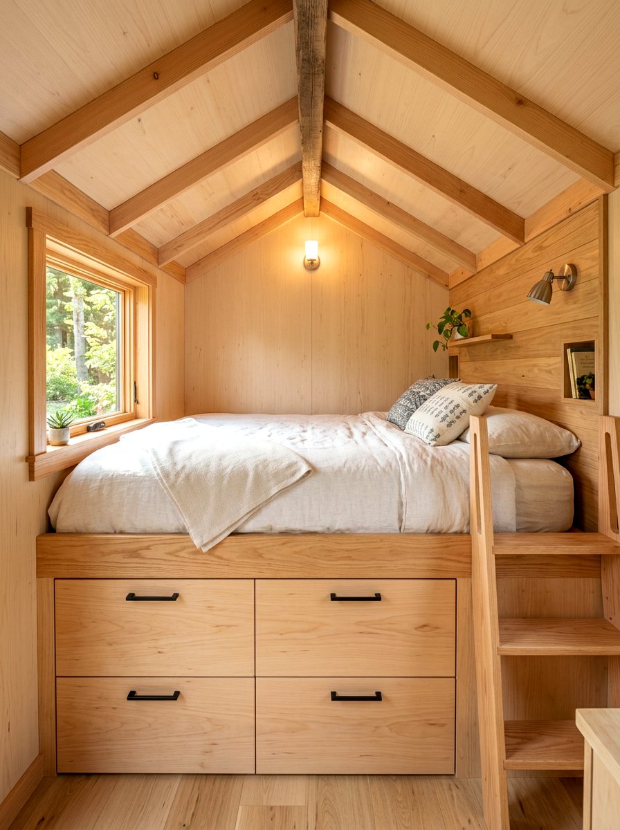 Tiny House Bed Alcove - 30 bed nook alcove ideas