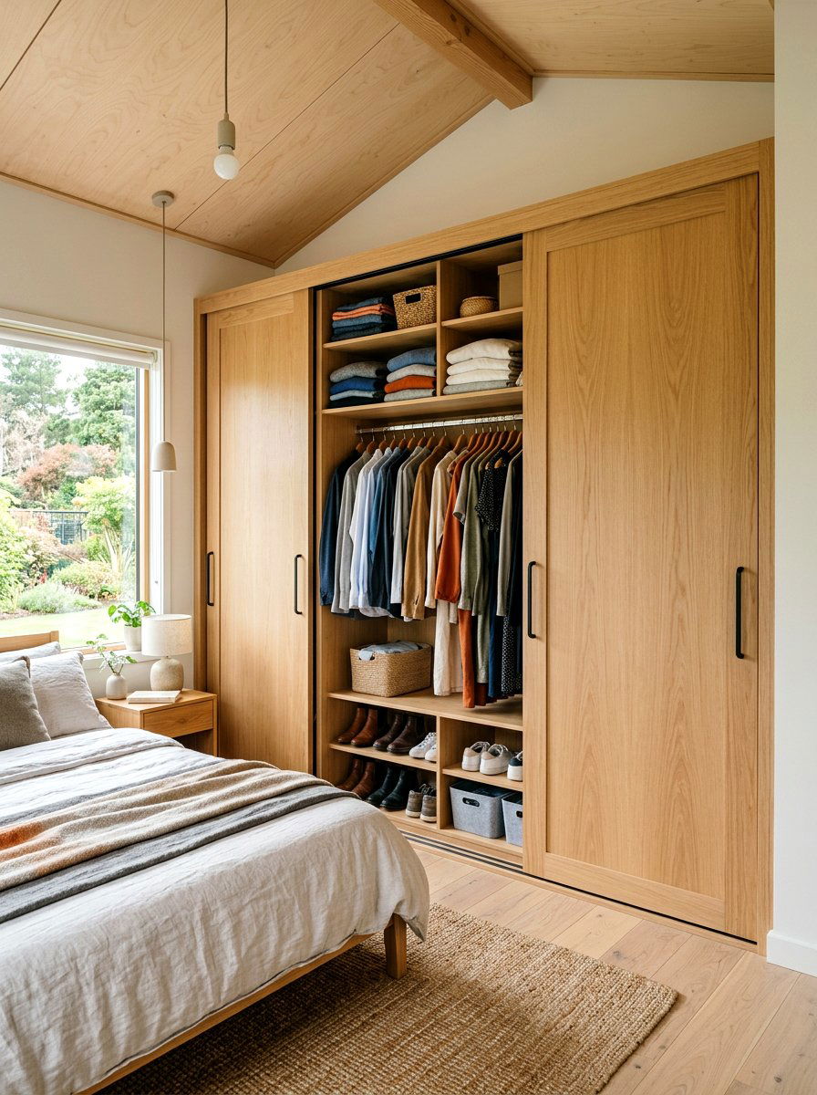 Tiny House Built In Wardrobe - 30 tiny house storage ideas