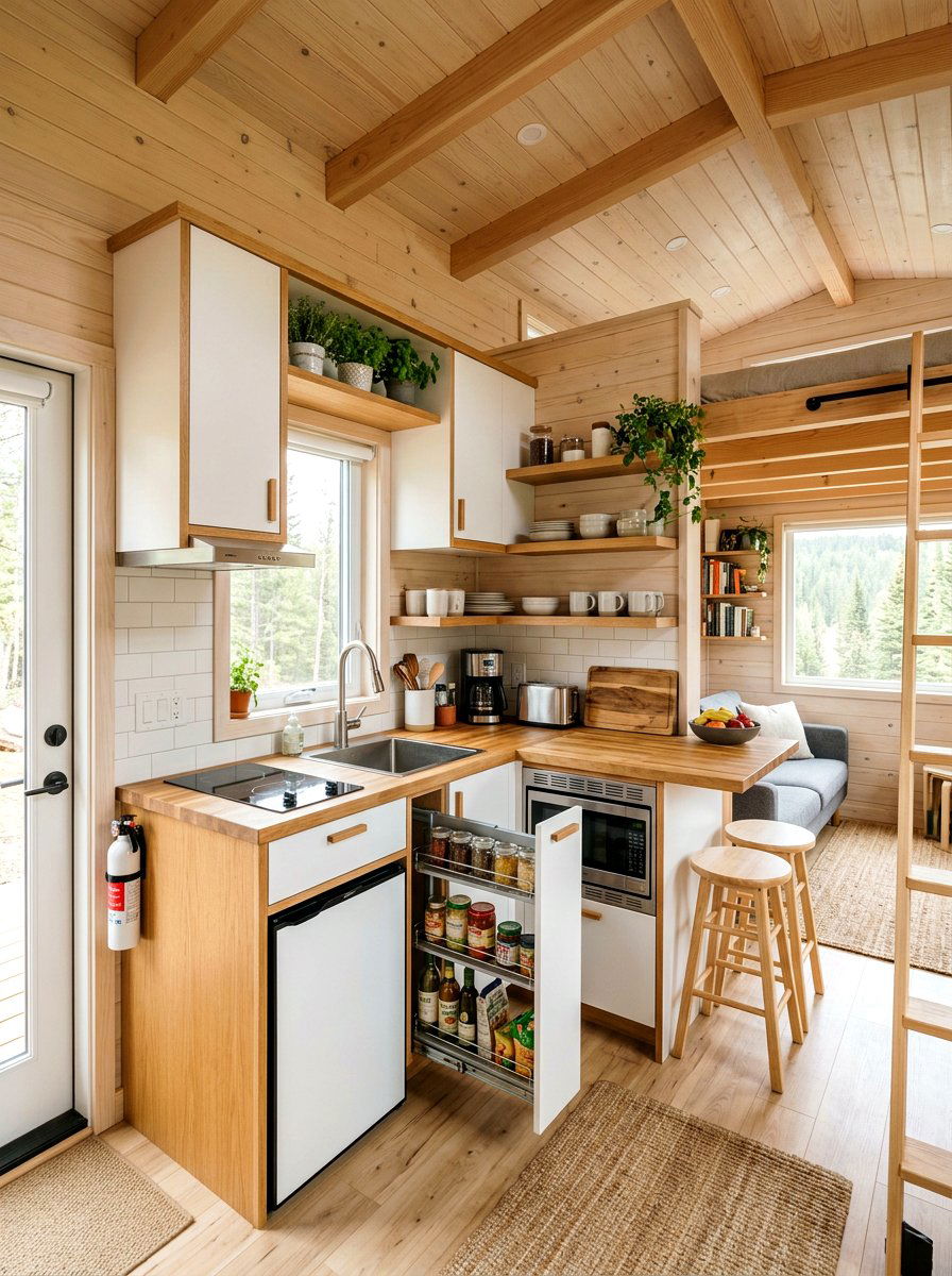 Tiny House Cabin Kitchen - 30 cabin kitchen ideas