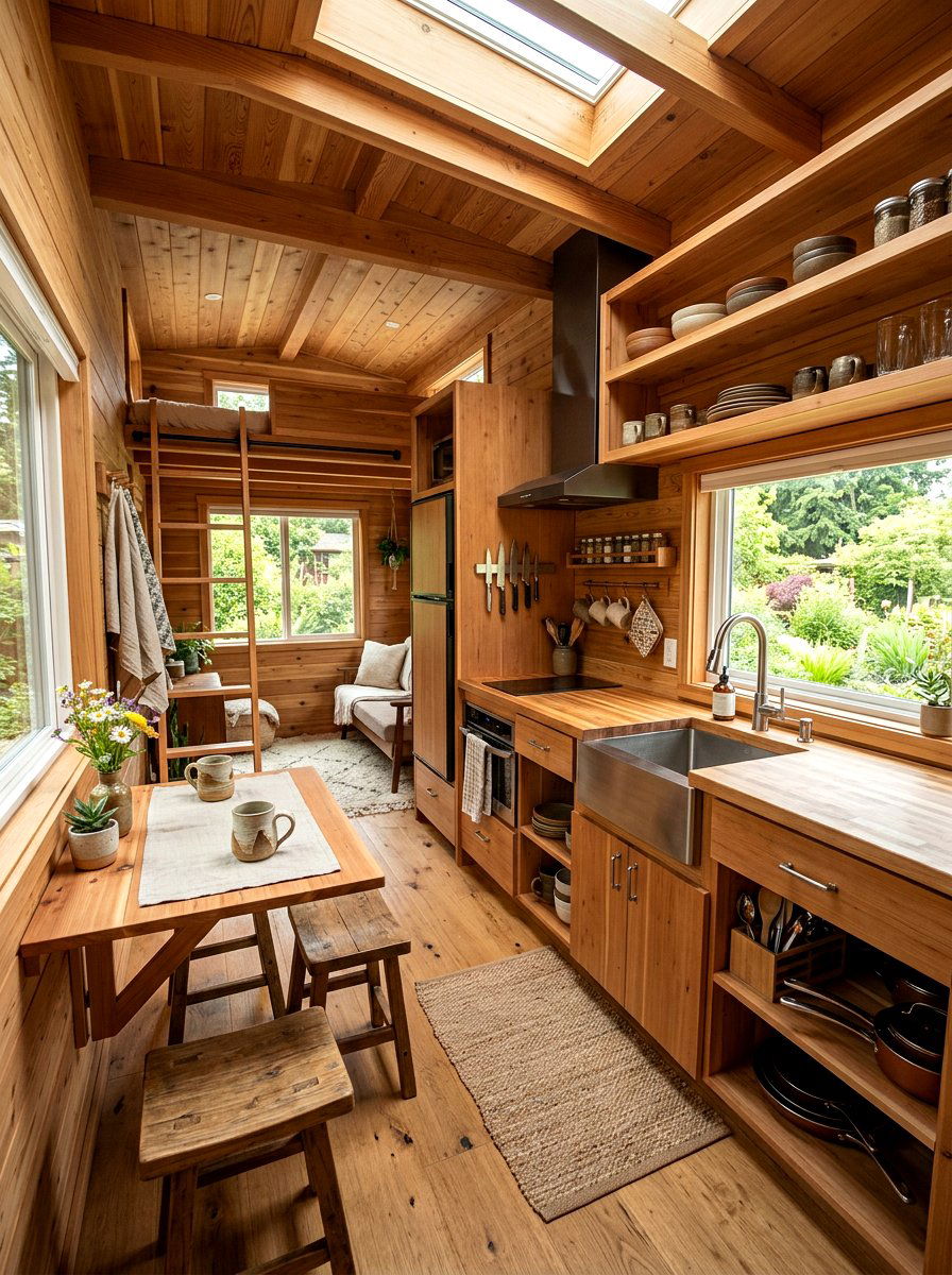 Tiny House Kitchen - 30 second kitchen ideas