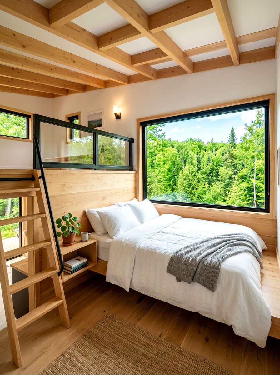Tiny House Loft Window - 30 tiny house loft bed ideas