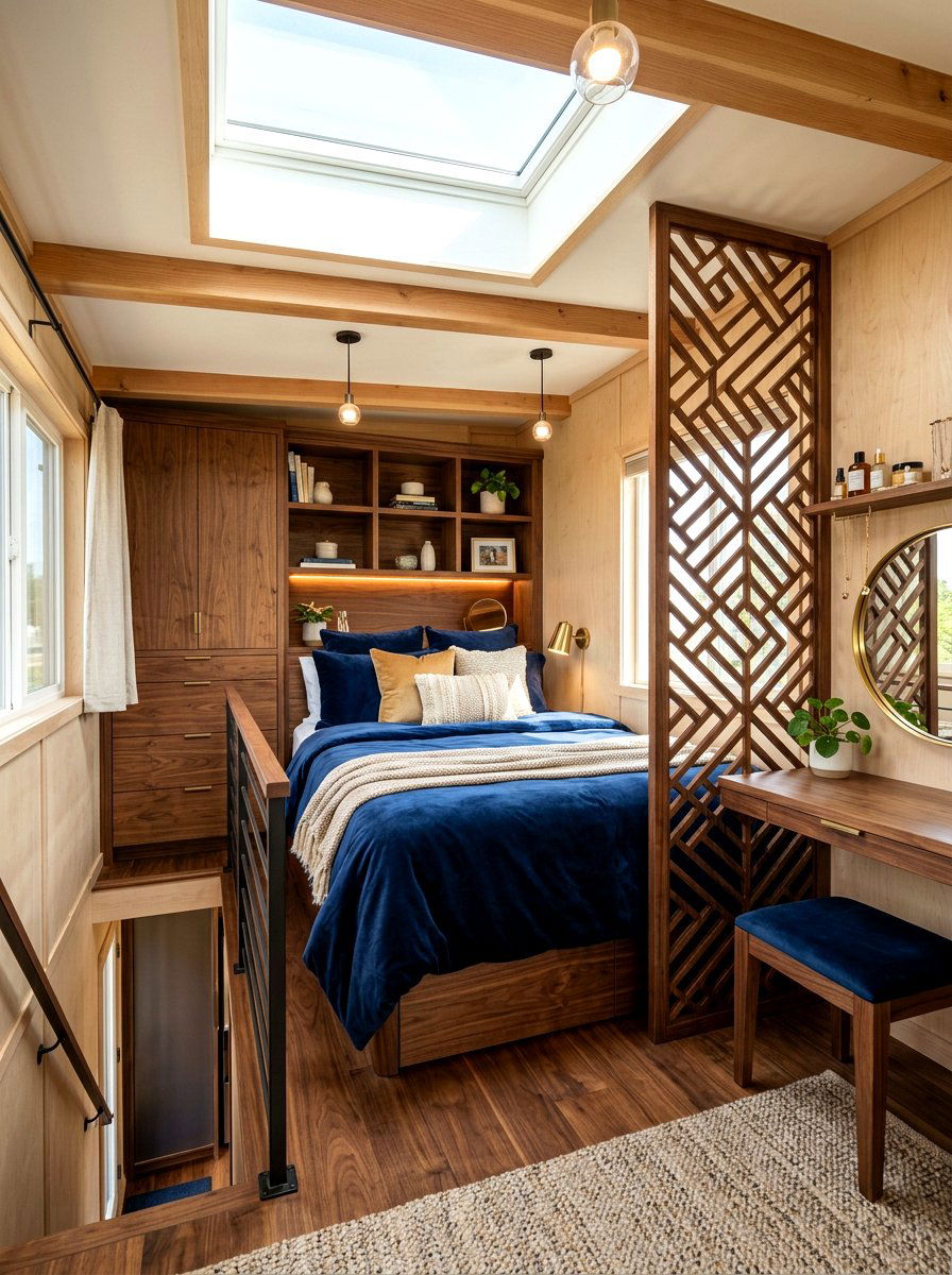 Tiny House Master Loft - 30 tiny house loft bed ideas