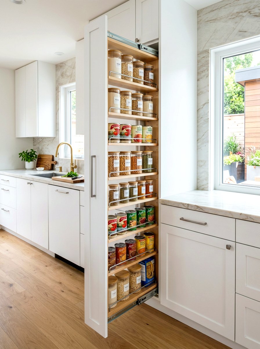 Tiny House Pull Out Pantry - 30 tiny house storage ideas