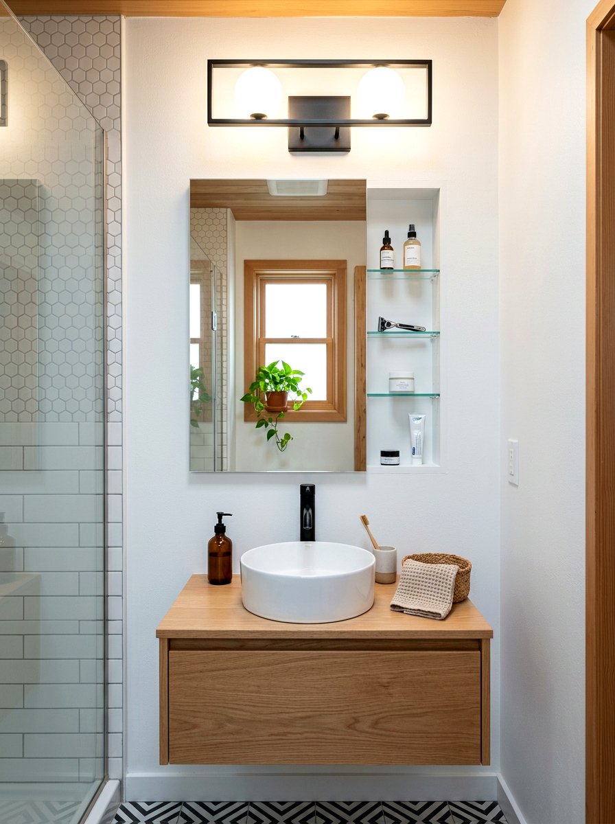 Tiny House Recessed Medicine Cabinet - 30 tiny house storage ideas