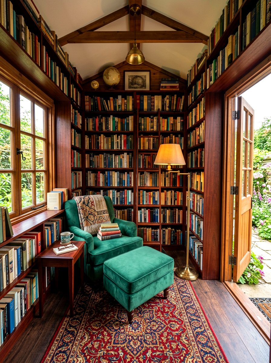 Tiny Library Shed - 30 she shed ideas