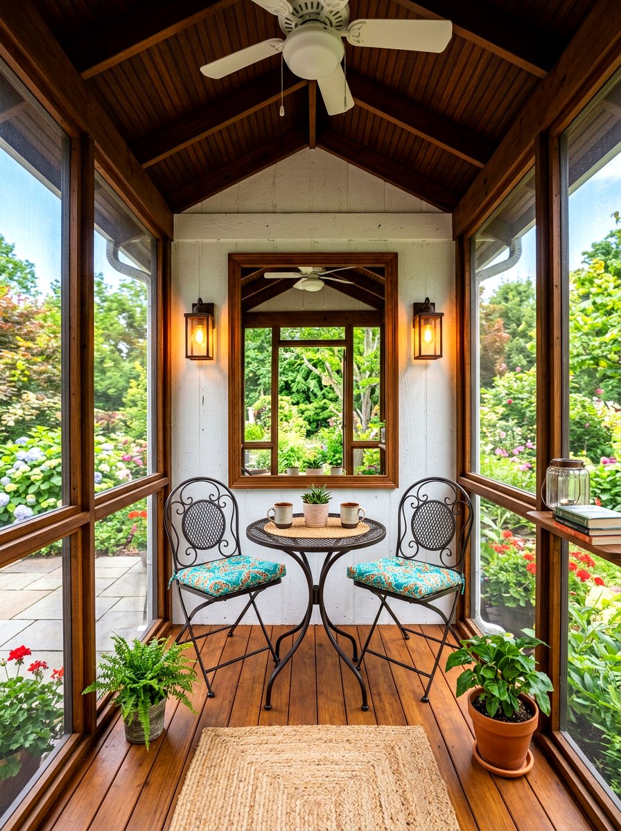 Tiny Screened In Porch Setup - 30 screened in porch ideas