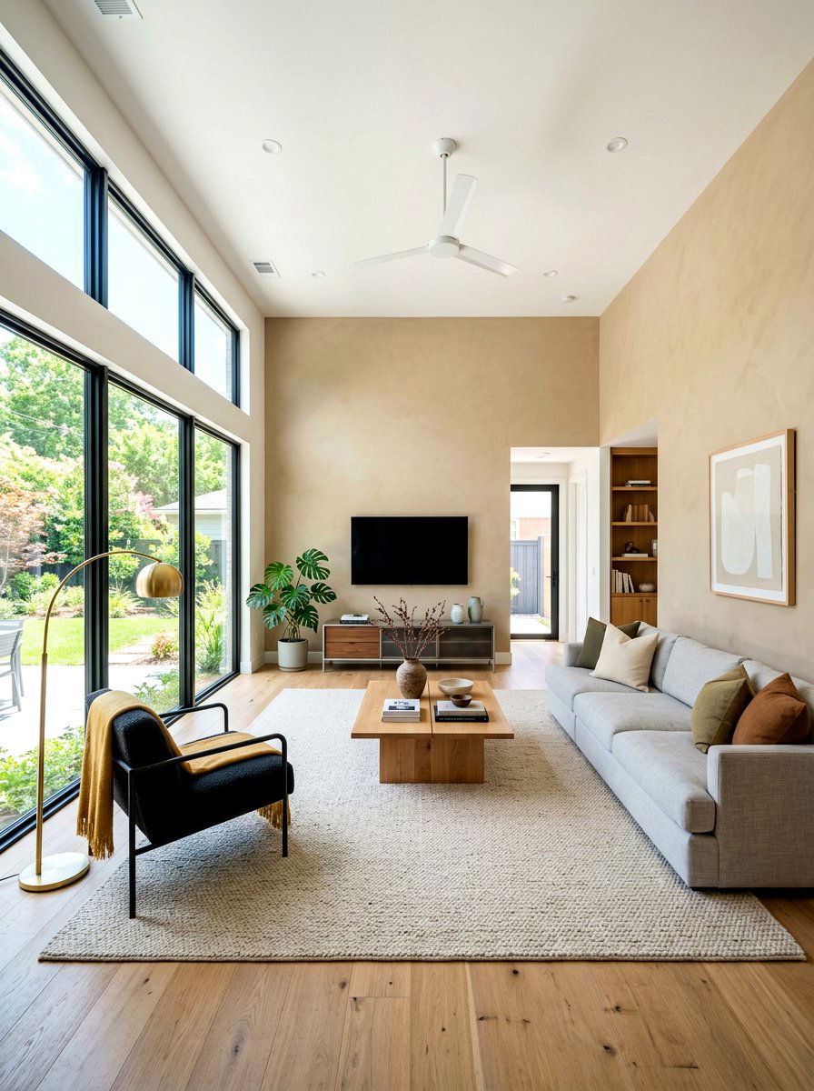 Toasted Beige Wall Color - 30 toasted beige living room ideas
