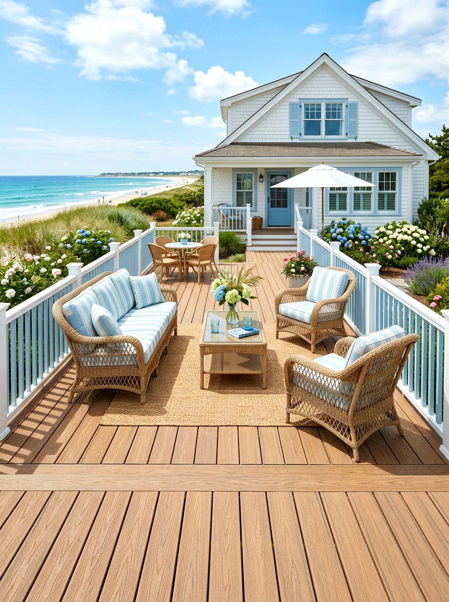 Toasted Marshmallow Composite Decking - 30 composite deck color ideas