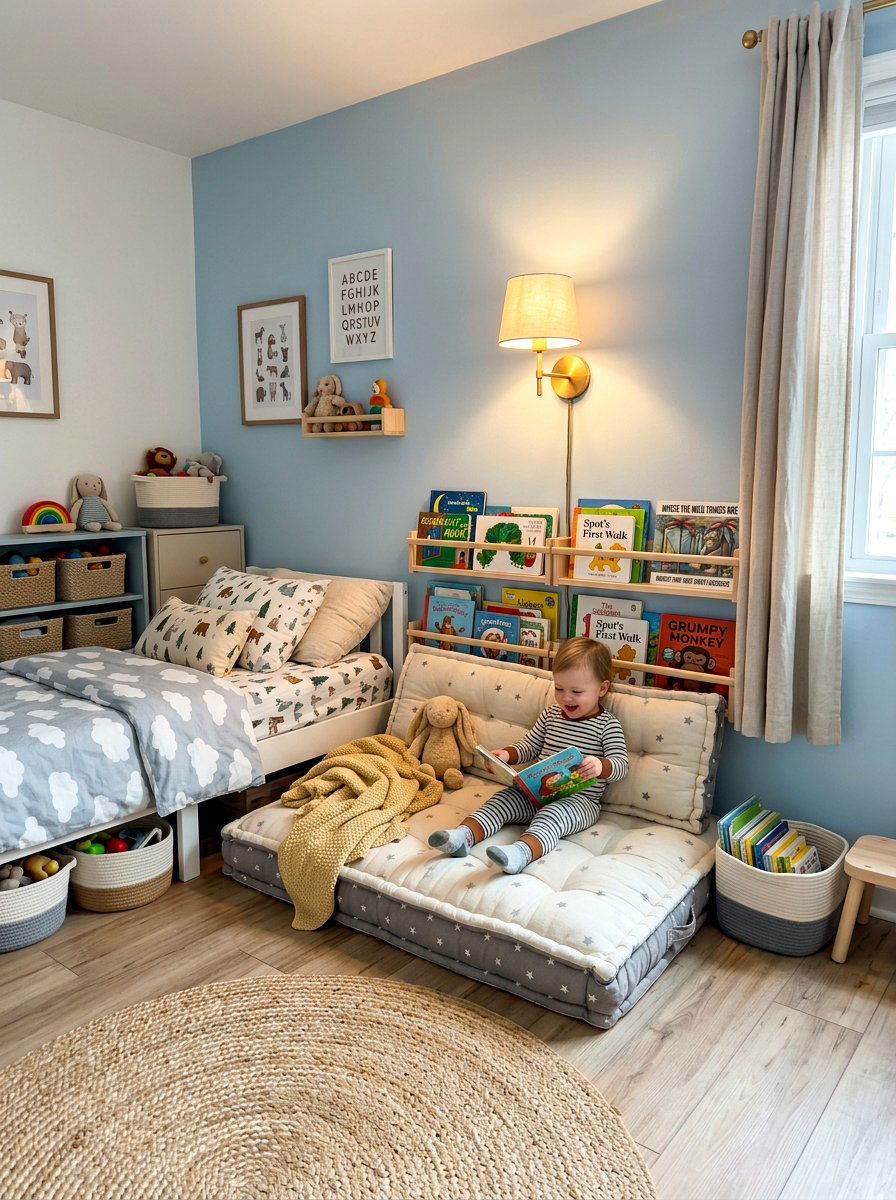Toddler Reading Nook Bedroom - 30 toddler room ideas