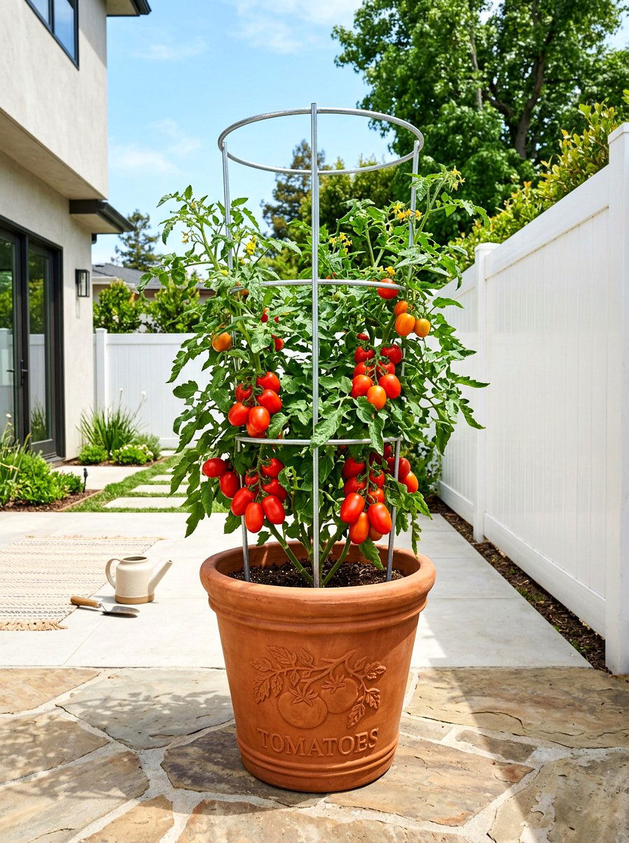 Tomato Container - 30 vegetable container garden ideas