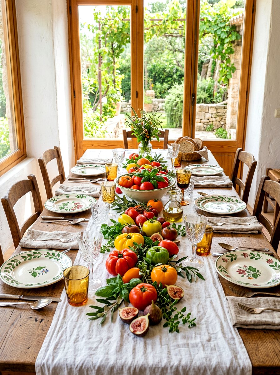 Tomato Girl Table - 30 collected tablescape ideas
