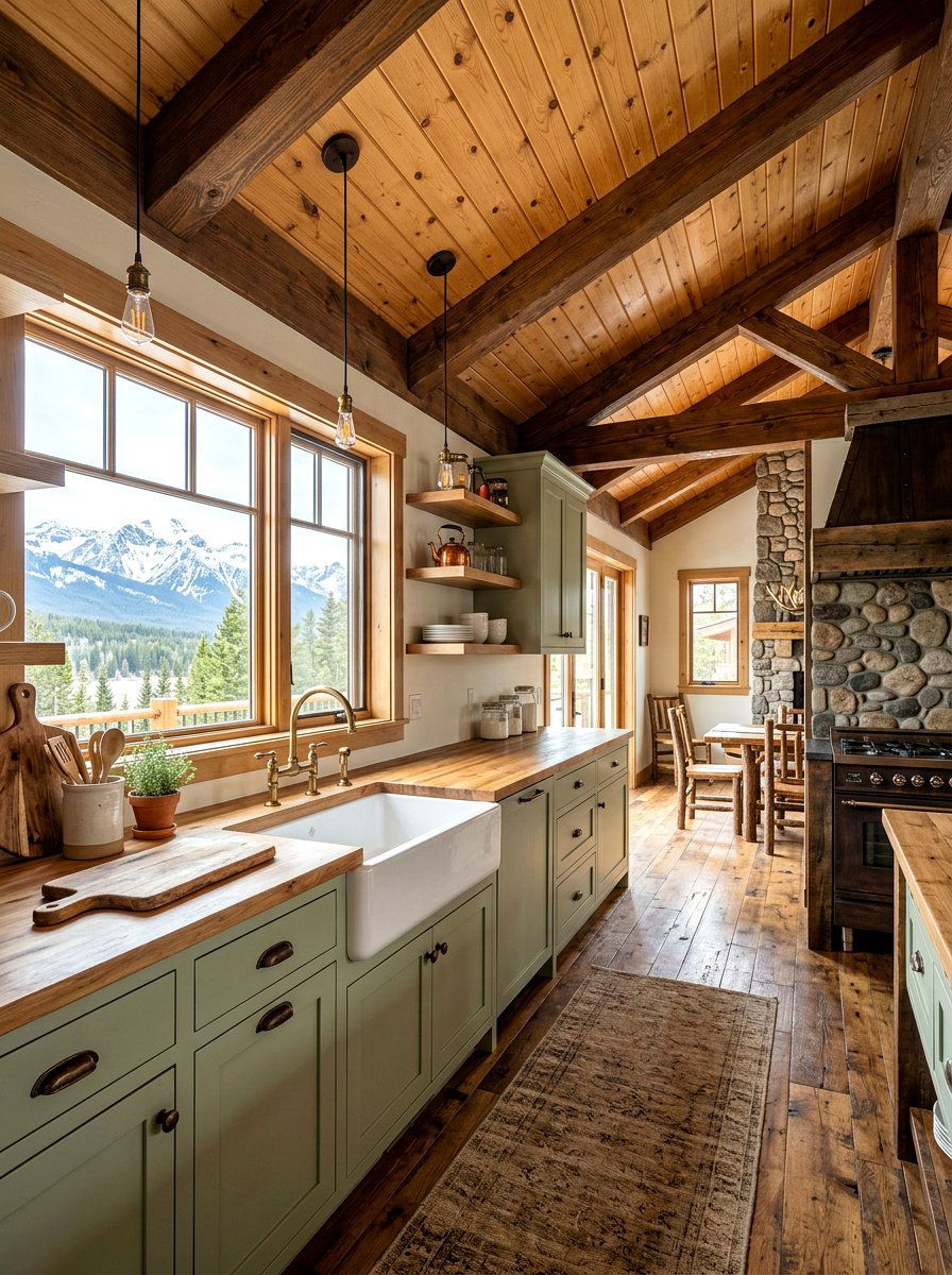 Tongue and groove pine - 30 ceiling trim ideas