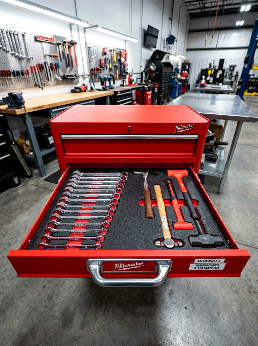 Tool Chest Drawer - 30 deep drawer storage ideas