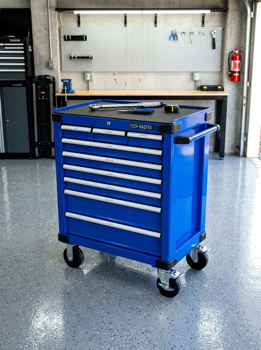 Tool Chest Trolley - 30 power tool storage ideas