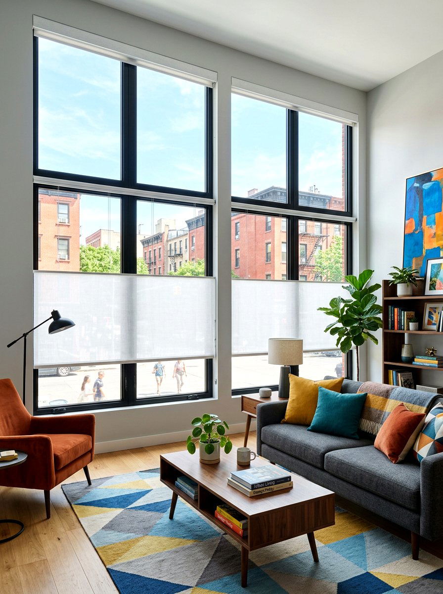 Top down bottom up shades - 30 roman shade ideas